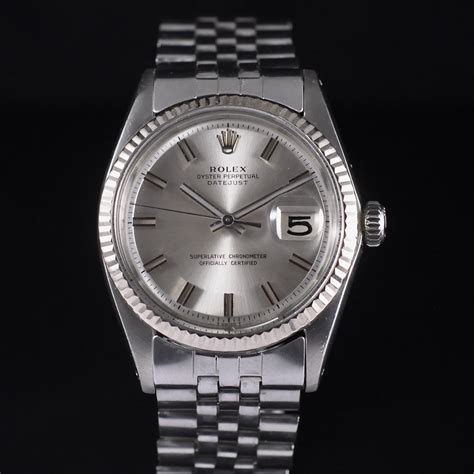 rolex datejust 1601 wide boy|rolex ref 1601 price.